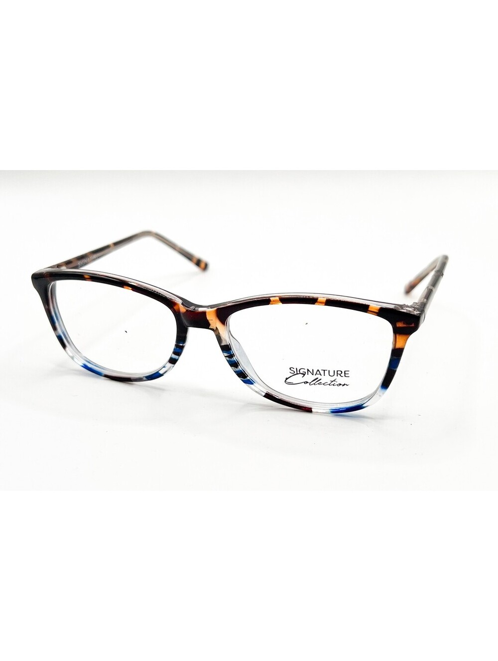 Signature S7006 Tort/Blue Tortoise Blue Stripe Authentic Eyeglasses 51-17-140